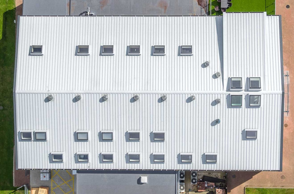 roof inspection aerial drone services photograph
